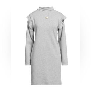 Elegant Turtleneck Short Dress